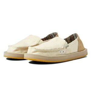 NWT Sanuk DONNA St Natural Casual Sidewalk Surfers Loafers Women’s 8 Natural